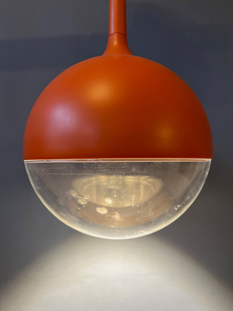 Mid Century Orange Ikea Väster Space Age Pendant Light