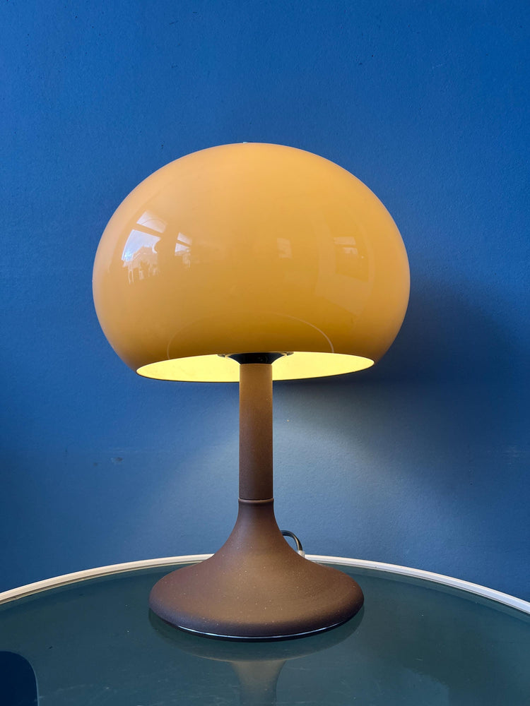 Vintage Mid Century Herda Space Age Mushroom Table Lamp
