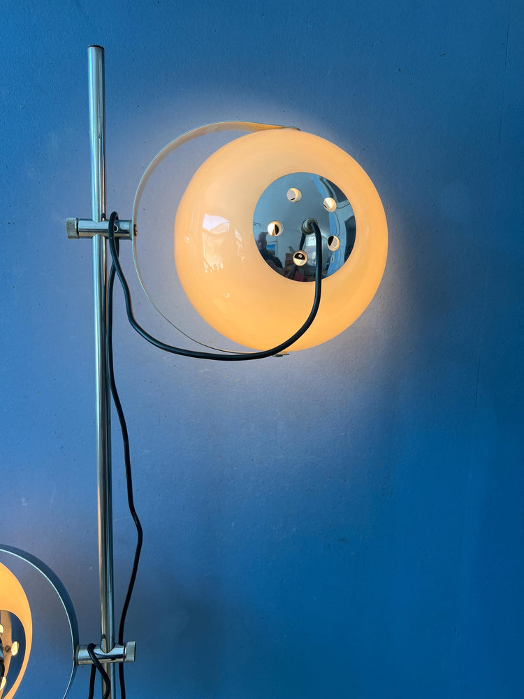 Vintage Mid Century Dijkstra Space Age Mushroom Floor Lamp