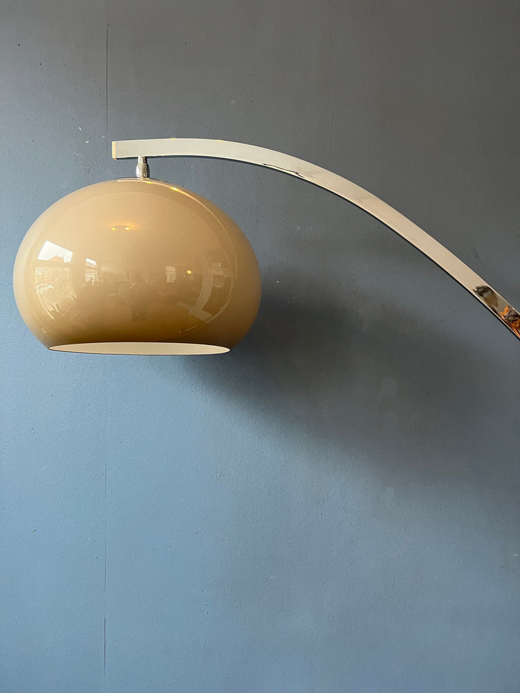 Vintage Hustadt Leuchten Mushroom Arc Floor Lamp