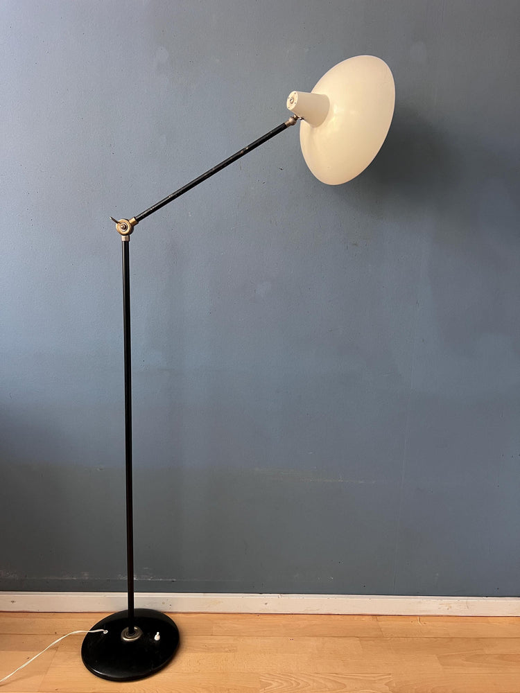 White Vintage Anvia Floor Lamp by J.J.M. Hoogervorst