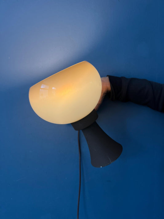 Vintage Space Age Herda Diabolo Mushroom Wall Lamp