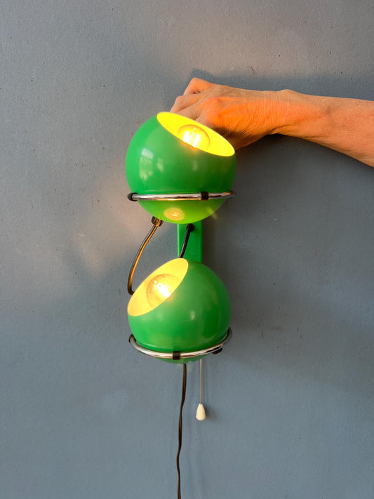 Green GEPO Eyeball Wall Lamp