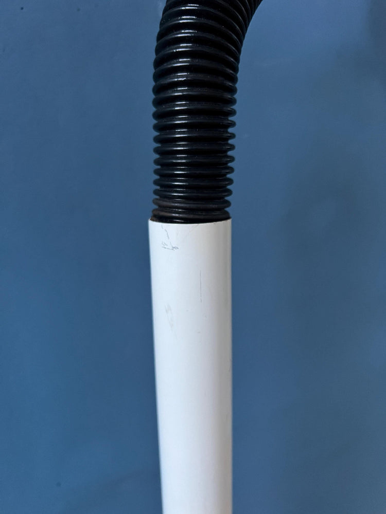 Vintage Hala White Metal Space Age Floor Lamp