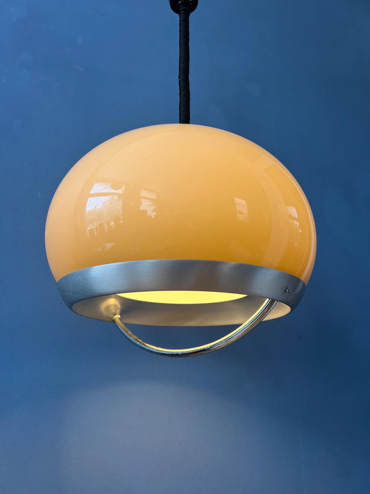 Vintage Dijkstra Space Age Mushroom Pendant Lamp Guzzini Style