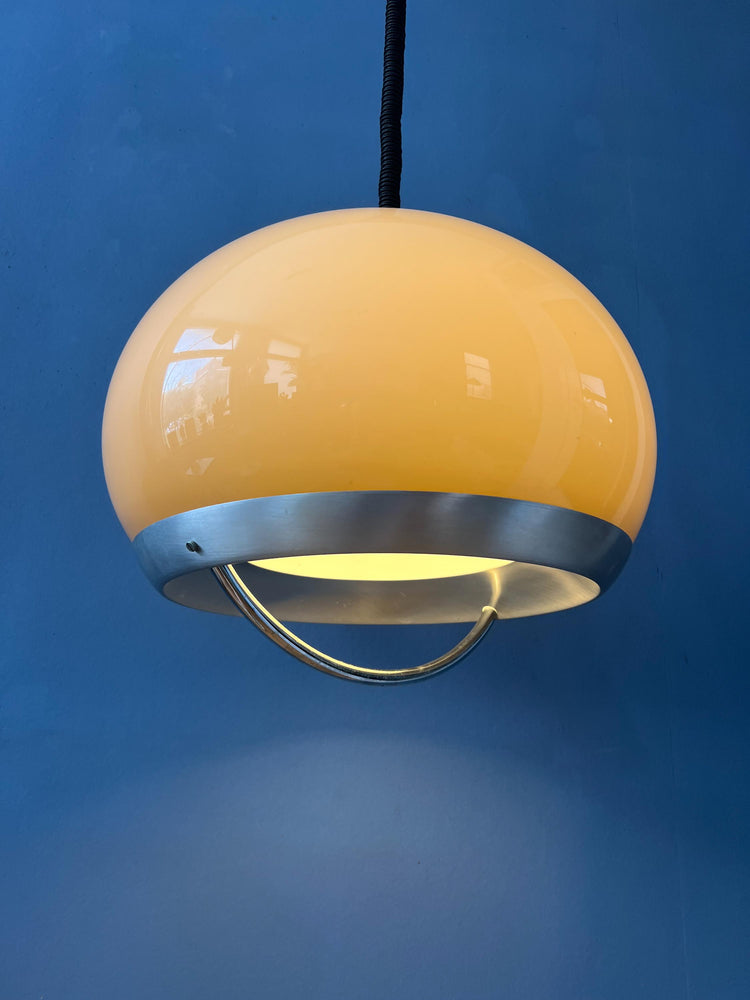 Vintage Dijkstra Space Age Mushroom Pendant Lamp Guzzini Style