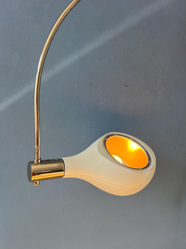 Vintage Beige Temde Leuchten Arc Wall Lamp