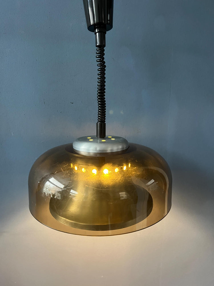 Vintage Mid Century Herda Space Age Pendant Lamp