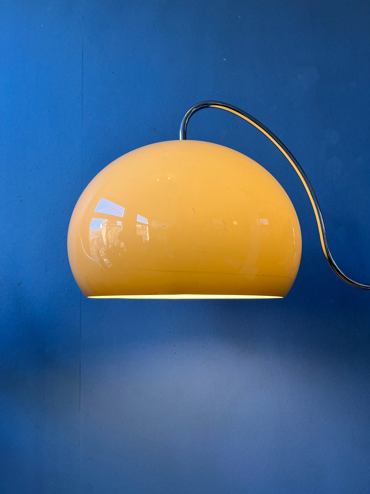 Mid Century Dijkstra Space Age Double Arc Mushroom Wall Lamp