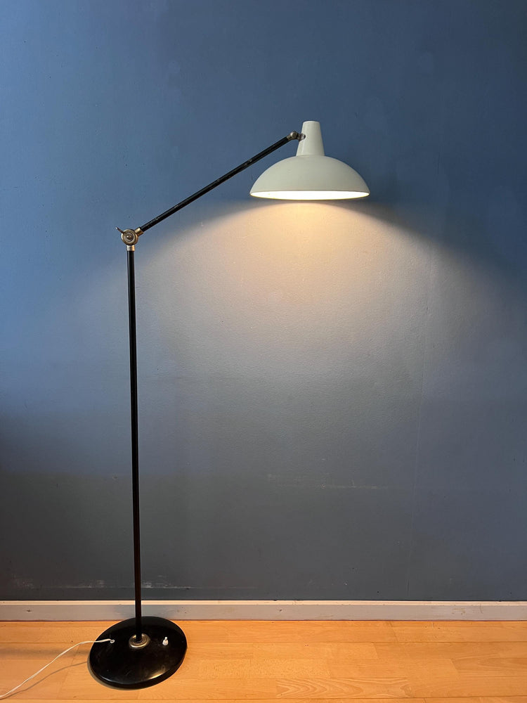 White Vintage Anvia Floor Lamp by J.J.M. Hoogervorst