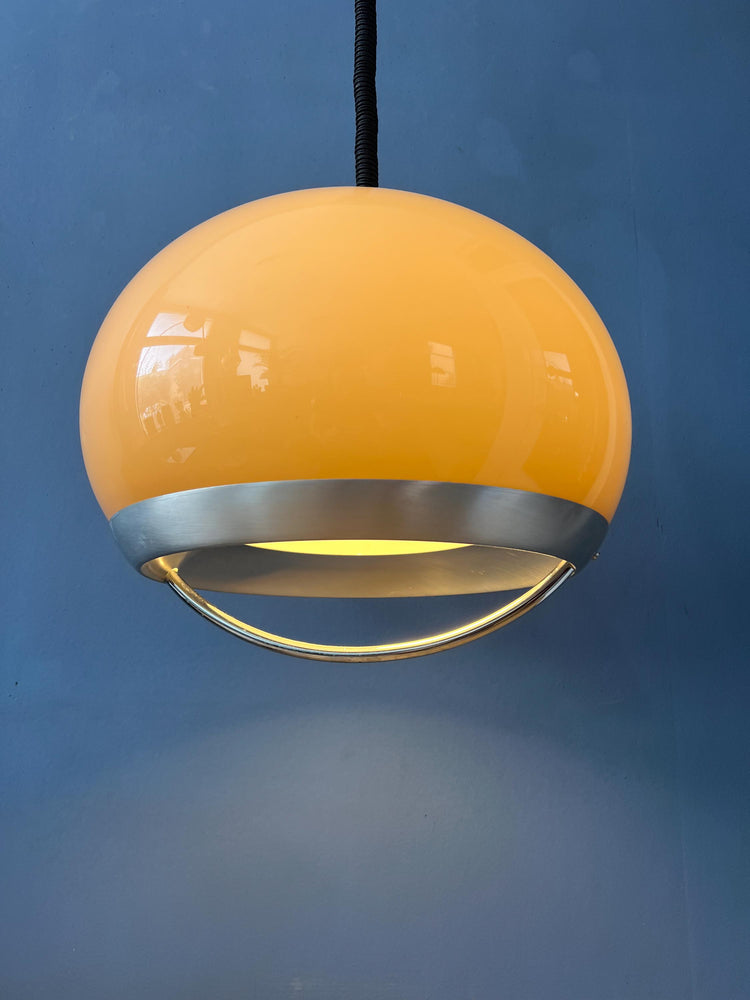 Vintage Dijkstra Space Age Mushroom Pendant Lamp Guzzini Style