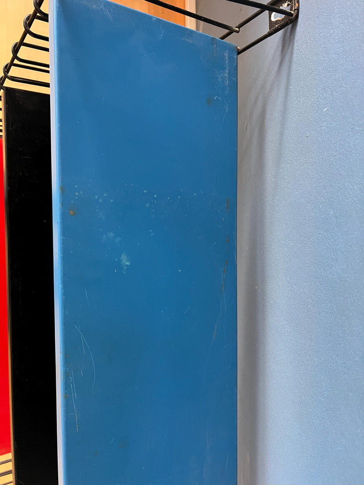 Blue, Black and Red Tomado Vintage Modular Wall System - Shelves - Unit