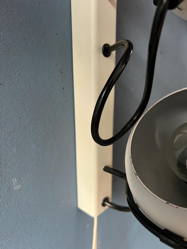 White GEPO Space Age Eyeball Wall Lamp