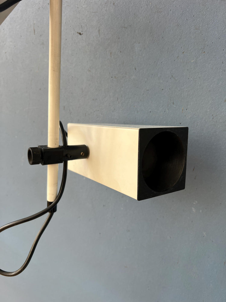 Vintage Philips Beige Downrod Ceiling Lamp