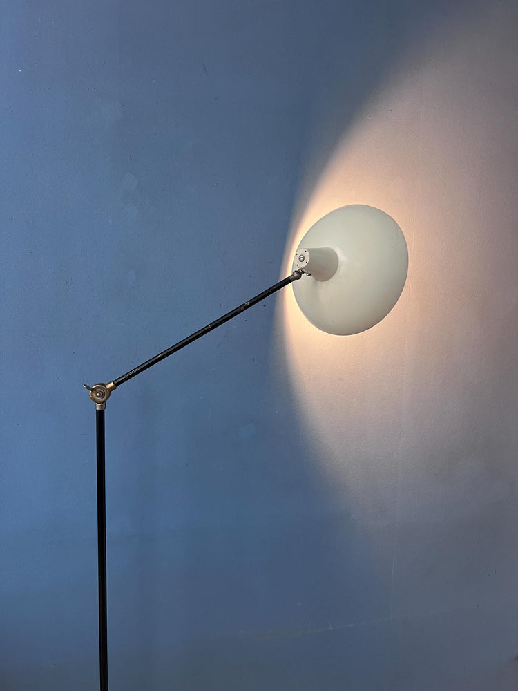 White Vintage Anvia Floor Lamp by J.J.M. Hoogervorst