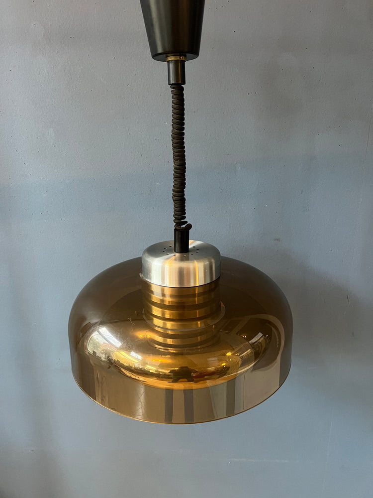 Mid Century Herda Space Age Pendant / Vintage Lighting / Retro Lamp 70s