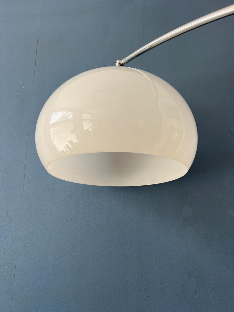 Vintage Space Age Arc Floor Lamp with Marble Base