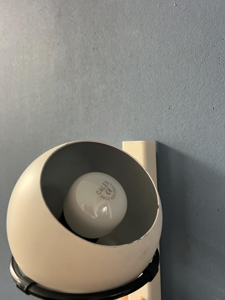 White GEPO Space Age Eyeball Wall Lamp