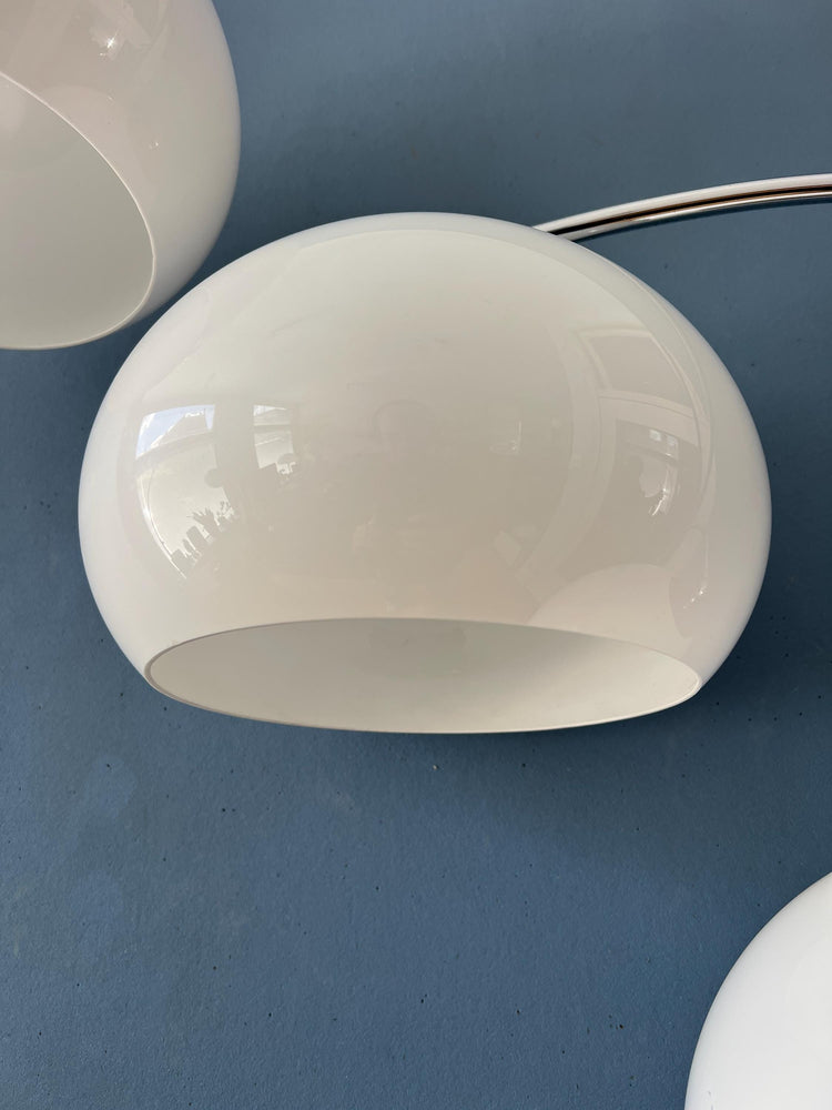 Vintage Dijkstra Space Age Mushroom Triple Arc Floor Lamp