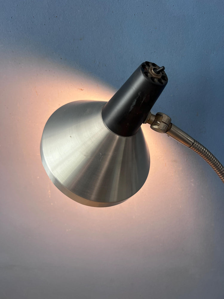 Vintage Black Metal Anvia Floor Lamp