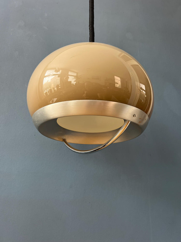 Vintage Dijkstra Space Age Mushroom Pendant Lamp Guzzini Style