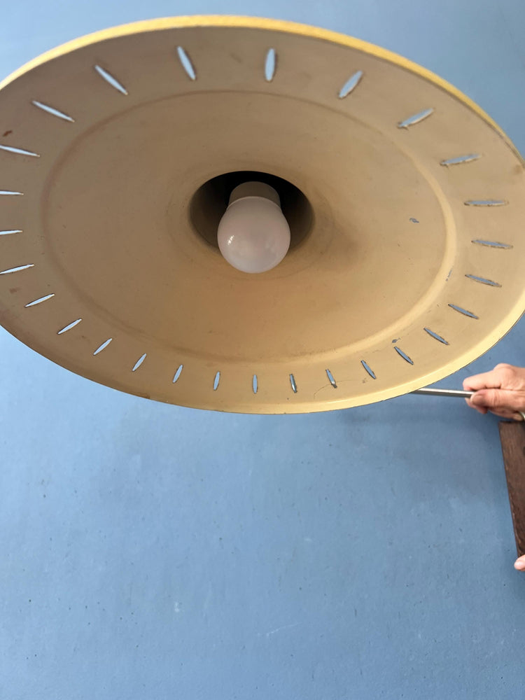 Vintage Swing Arm Van Doorn Wall Lamp in Style of Rietveld's Panama
