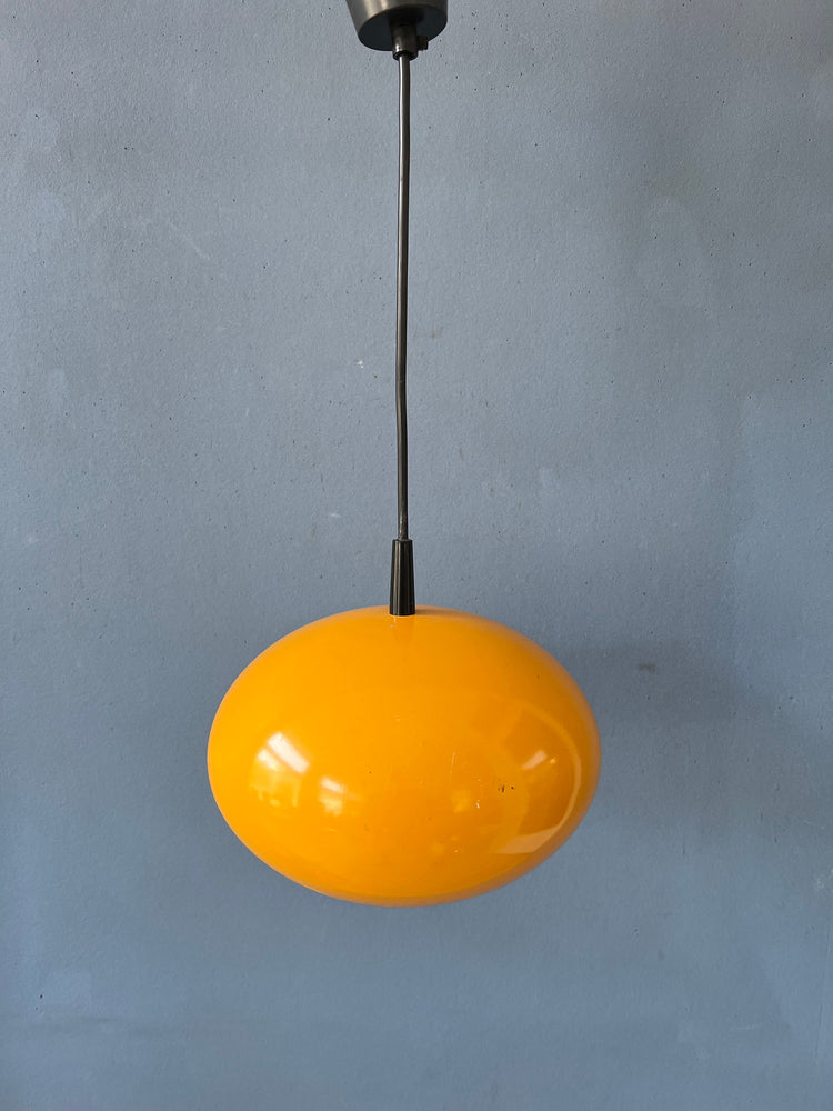 Yellow Pendant Lamp - Space Age Pendant Light - UFO Lamp