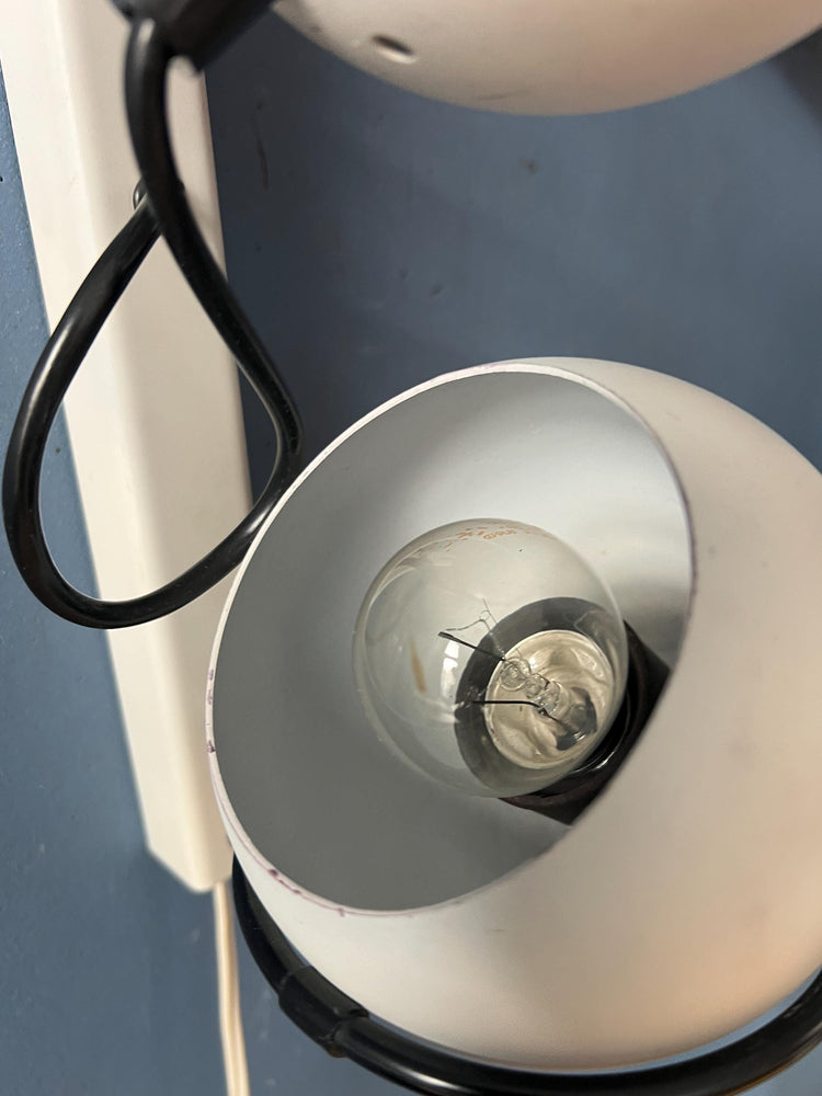 White GEPO Space Age Eyeball Wall Lamp