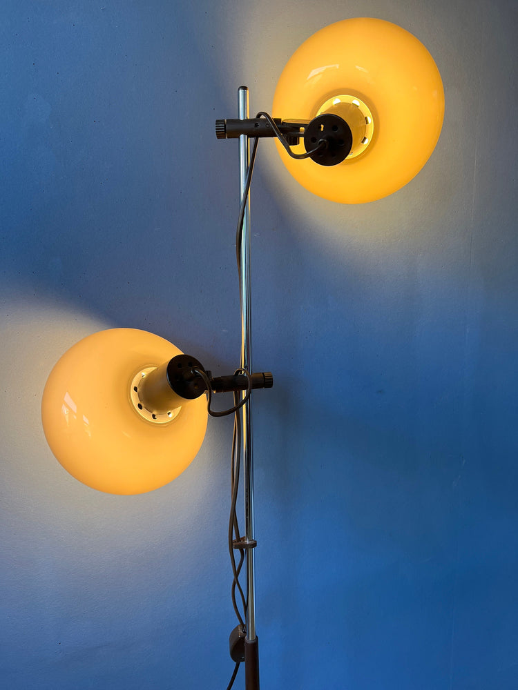 Vintage Mushroom Space Age Floor Lamp by Herda