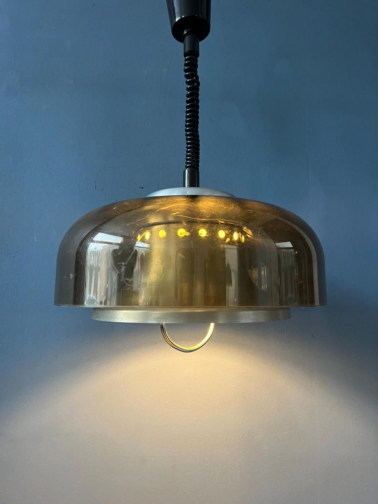 Vintage Mid Century Herda Space Age Pendant Lamp