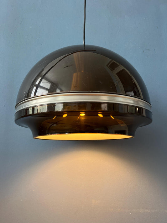 Large Dijkstra Flying Saucer Space Age Dome Pendant Lamp