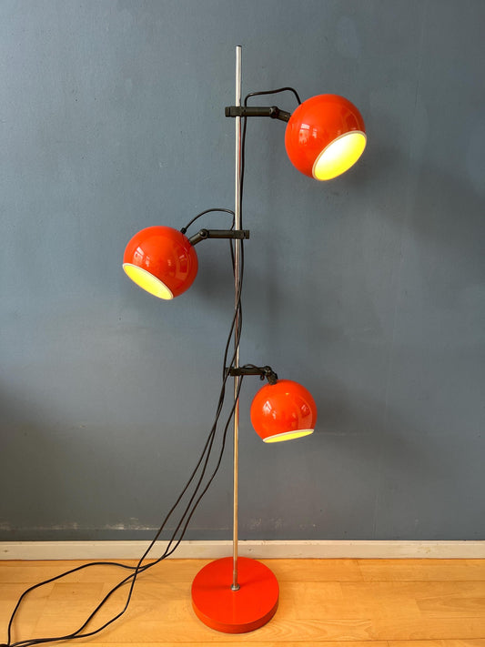 Orange - Red Space Age Eyeball Floor Lamp