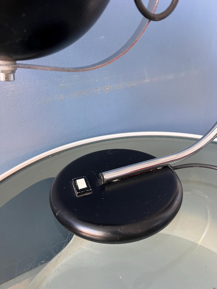 Vintage Brown Herda Space Age Table Lamp