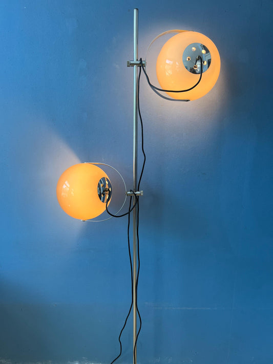 Vintage Mid Century Dijkstra Space Age Mushroom Floor Lamp