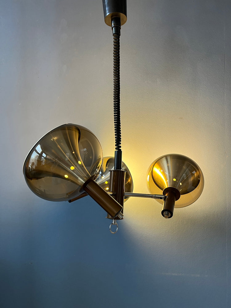 Vintage Dijkstra Space Age Pendant Lamp / Chandelier