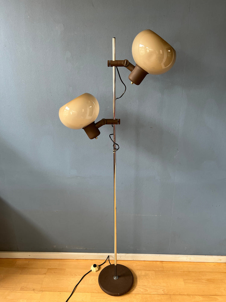 Vintage Herda Mushroom Floor Lamp | Space Age Guzzini Style Standing Light