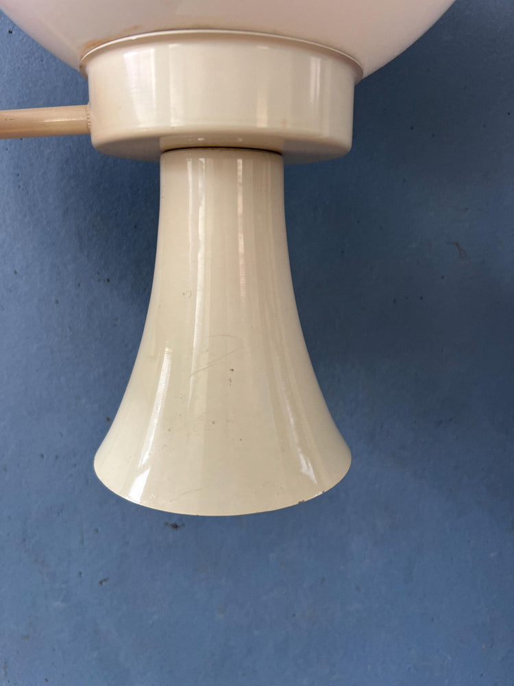 Vintage Herda Diabolo Mushroom Wall Lamp | 1970s Space Age Wall Light