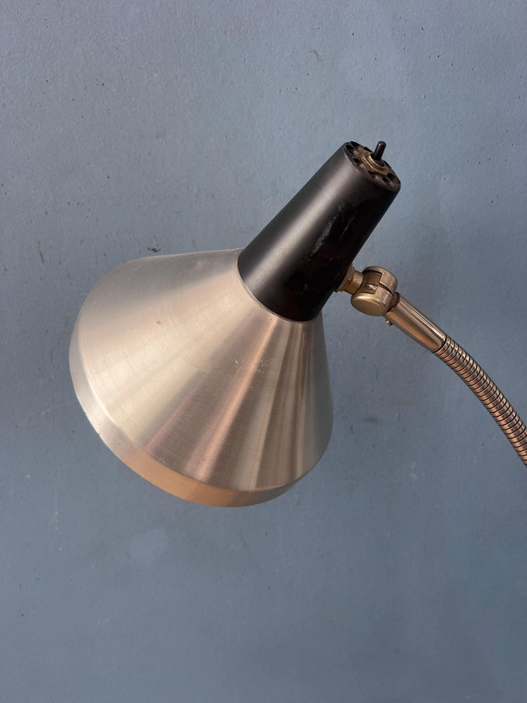 Vintage Black Metal Anvia Floor Lamp