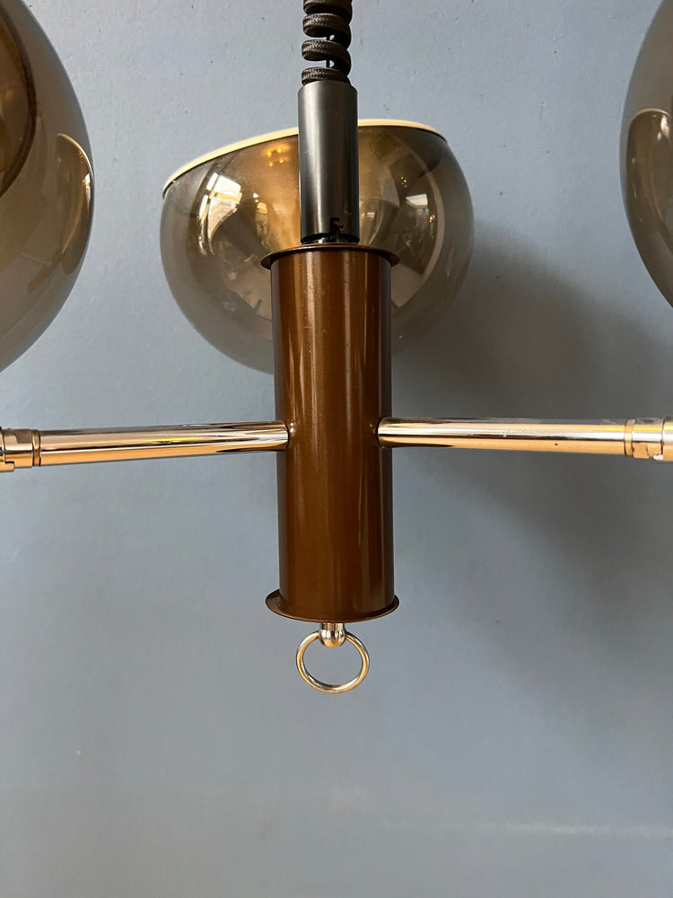 Vintage Dijkstra Space Age Pendant Lamp / Chandelier