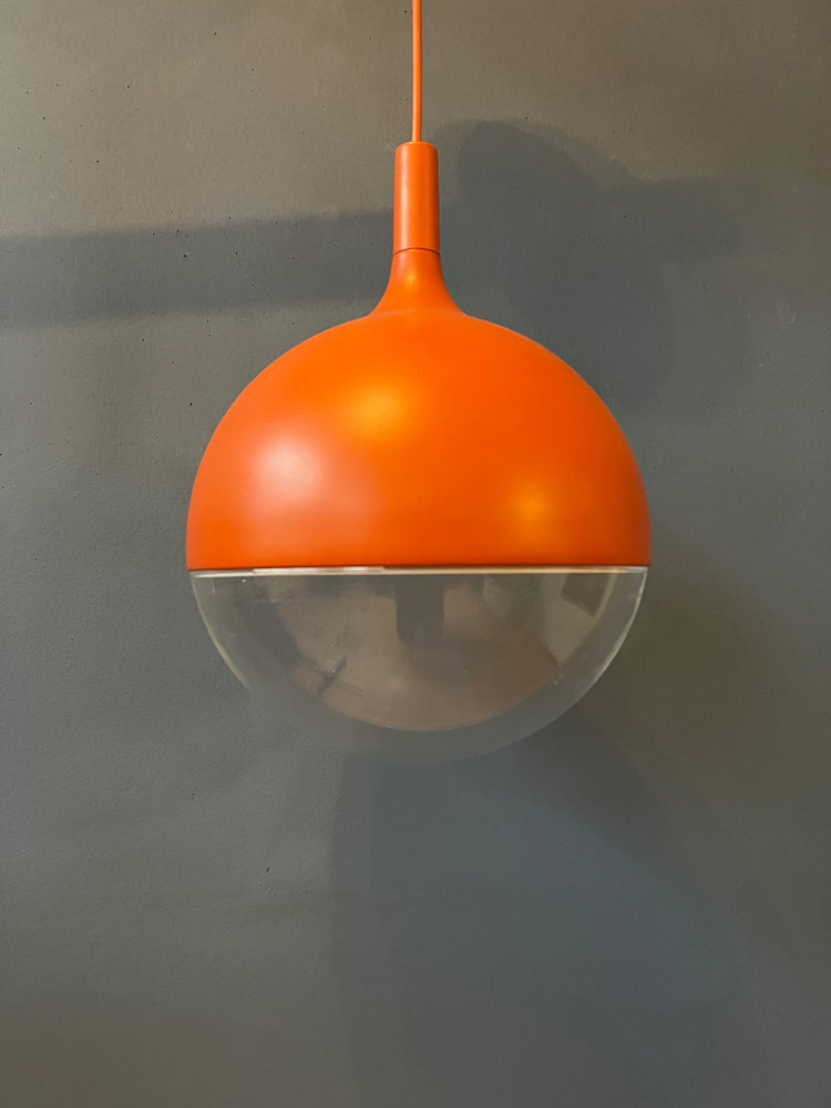 Mid Century Orange Ikea Väster Space Age Pendant Light