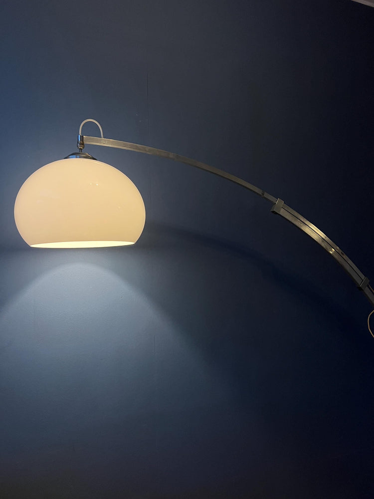 Vintage Space Age Arc Floor Lamp in Style of Guzzini