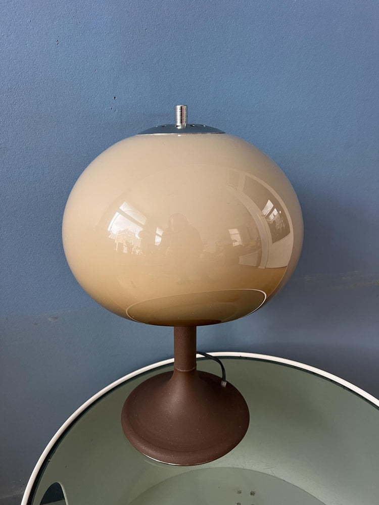 Vintage Mid Century Herda Space Age Mushroom Table Lamp