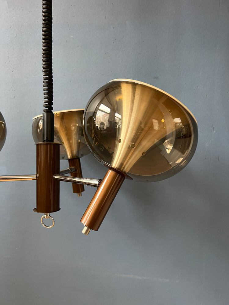 Vintage Dijkstra Space Age Pendant Lamp / Chandelier