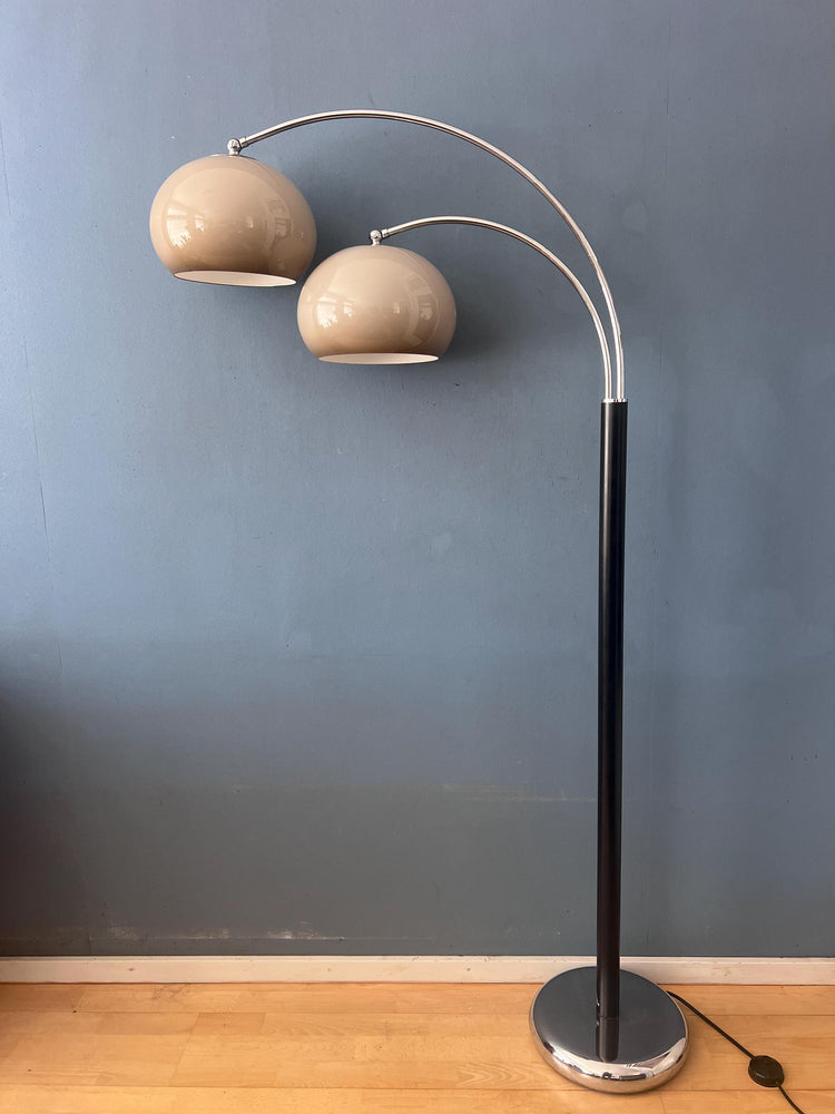 Mid Century Dijkstra Double Arc Mushroom Floor Lamp