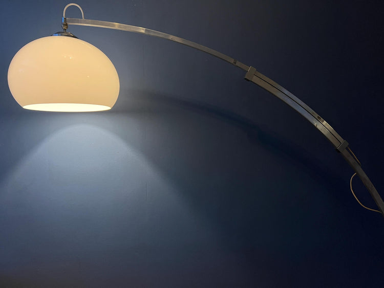 Vintage Space Age Arc Floor Lamp in Style of Guzzini