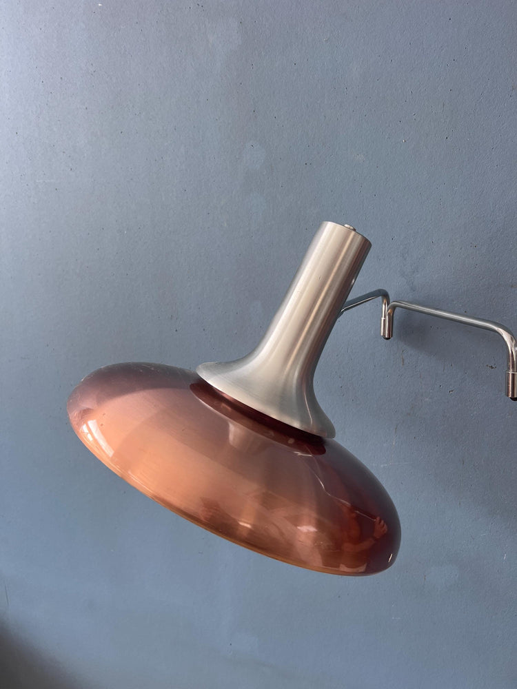 Vintage Lakro Swing Arm Space Age Wall Lamp