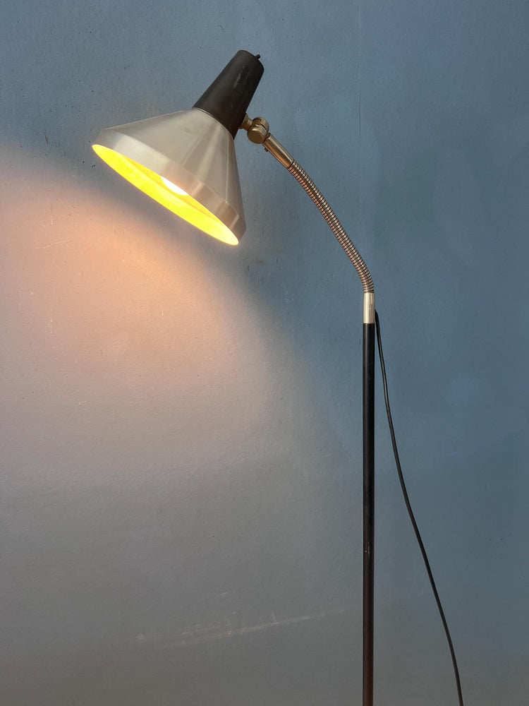 Vintage Black Metal Anvia Floor Lamp