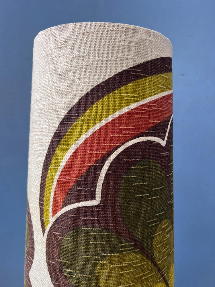Vintage West Germany Green Ceramic Space Age Floor Lamp