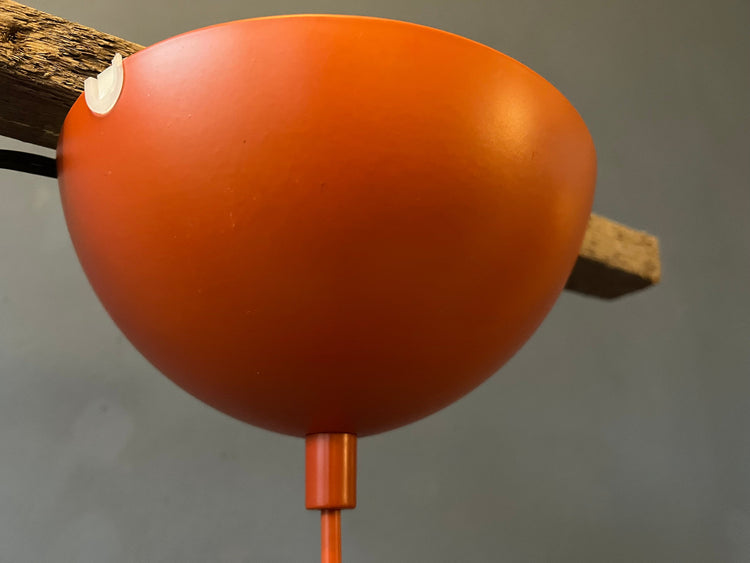 Mid Century Orange Ikea Väster Space Age Pendant Light