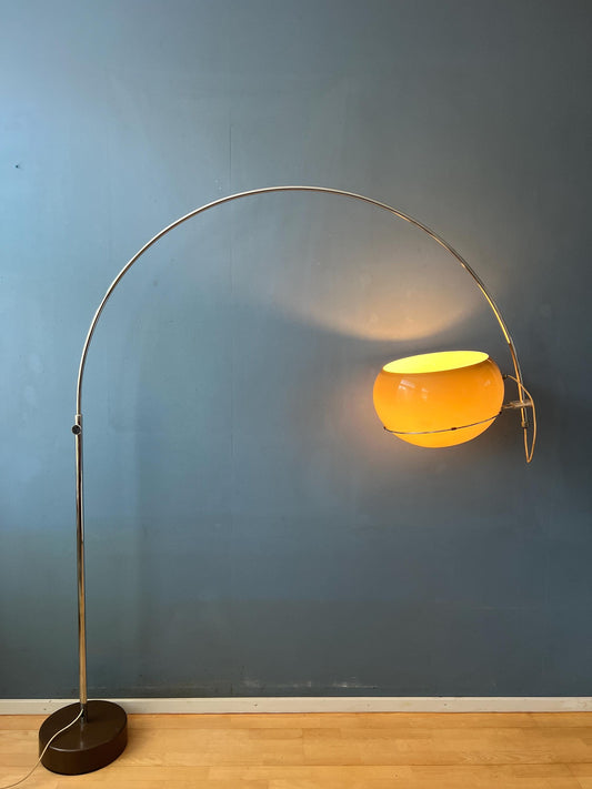 Mid Century Space Age Mushroom Arc Floor Lamp by GEPO